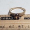 14K Gold Yellow Topaz Ring