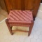 Vintage Woven Top Vanity Seat