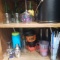 Cabinet Lot of Assorted Bar Wares