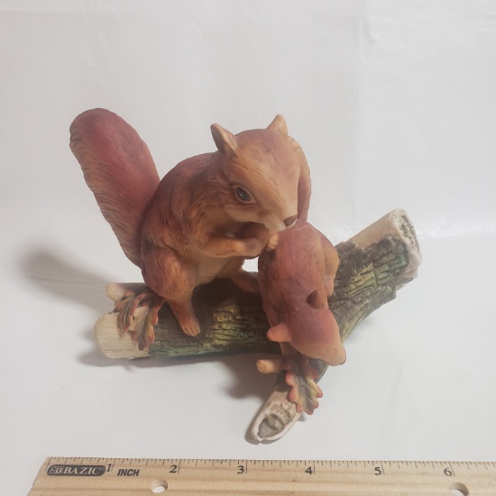 Masterpiece Bisque Ceramic Squirrel Figurine