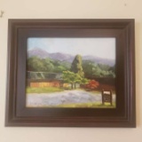 Nicely Framed Oil Painting -Tryon Arts and Crafts