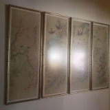 Lot of 4 Bamboo Asian Art Prints