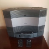 Bose Acoustic Wave II Sound System with Disc Changer, Storage Bag and Remotes - Works