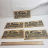 Lot of 4 “Citizens Bank of Louisiana “ Historic Reproductions