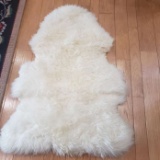 Bowron Luxurious Faux Lambskin Rug