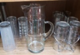 Shelf Lot of Nice Vintage Barware