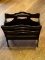 Vintage Wooden Magazine Rack