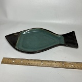 Pretty Pottery Fish Dish