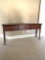 Large Wooden 3 Drawer Console Table