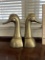 Solid Brass Duck Bookends