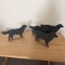 Lot of 5 Wooden Retriever Stands