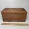 Nice Lidded Rattan Rectangular Storage Basket