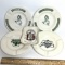 Lot of 5 Ceramic Bar Ashtrays