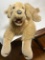 Large Golden Retriever Puppet Plush Dog