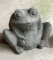 Huge Resin Frog Planter