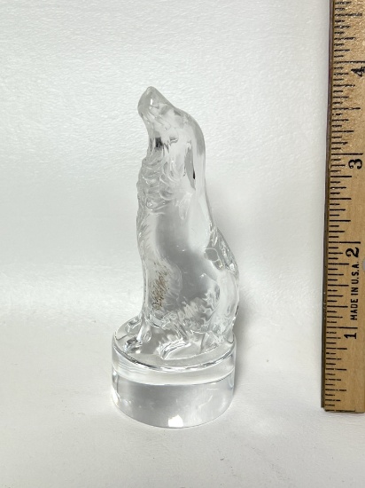 Crystal Retriever Paperweight