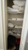 Closet Lot of Misc Linens