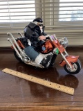 Battery Operated Man on a Motorcycle