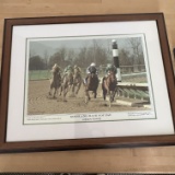 “Keenland Race Course” 8/100 Autographed by Joel F. Guerin Limited Ed. Framed Print