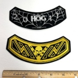 Pair of Harley Davidson Patches