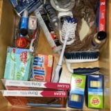 Drawer Lot of Cleaners, Scrubbers & More