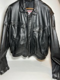 First Gear Ladies Leather Coat Size 3X
