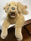 Large Golden Retriever Puppet Plush Dog