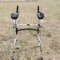 Folding Height Adjustable Uplift Walking Frame with Armrest Support