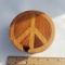 Wooden Peace Sign Puzzle Box