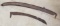 Lot of 2 Antique Scythe Blades