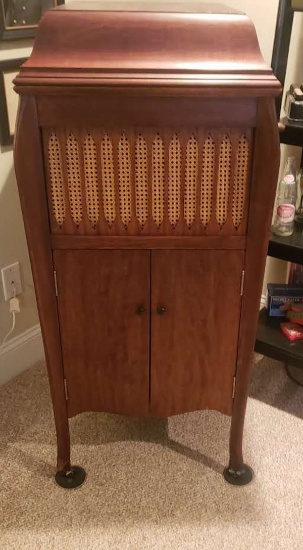 Floor Model Record Player Cabinet - RECORDS NOT INCLUDED