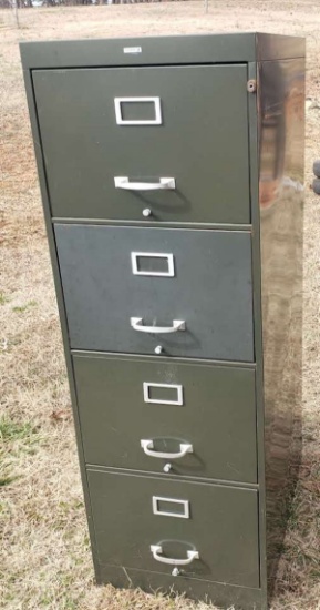 Cole Metal 4 Drawer Filing Cabinet