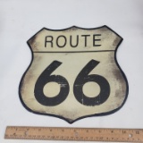 Route 66 Metal Sign