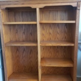 Whalen Double Bookcase - 8 Adjustable Shelves