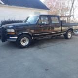 1997 Ford F-250 7.3Liter Power Stroke Diesel Crew Cab Truck With Tool Box