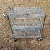 Metal Rolling Work Cart