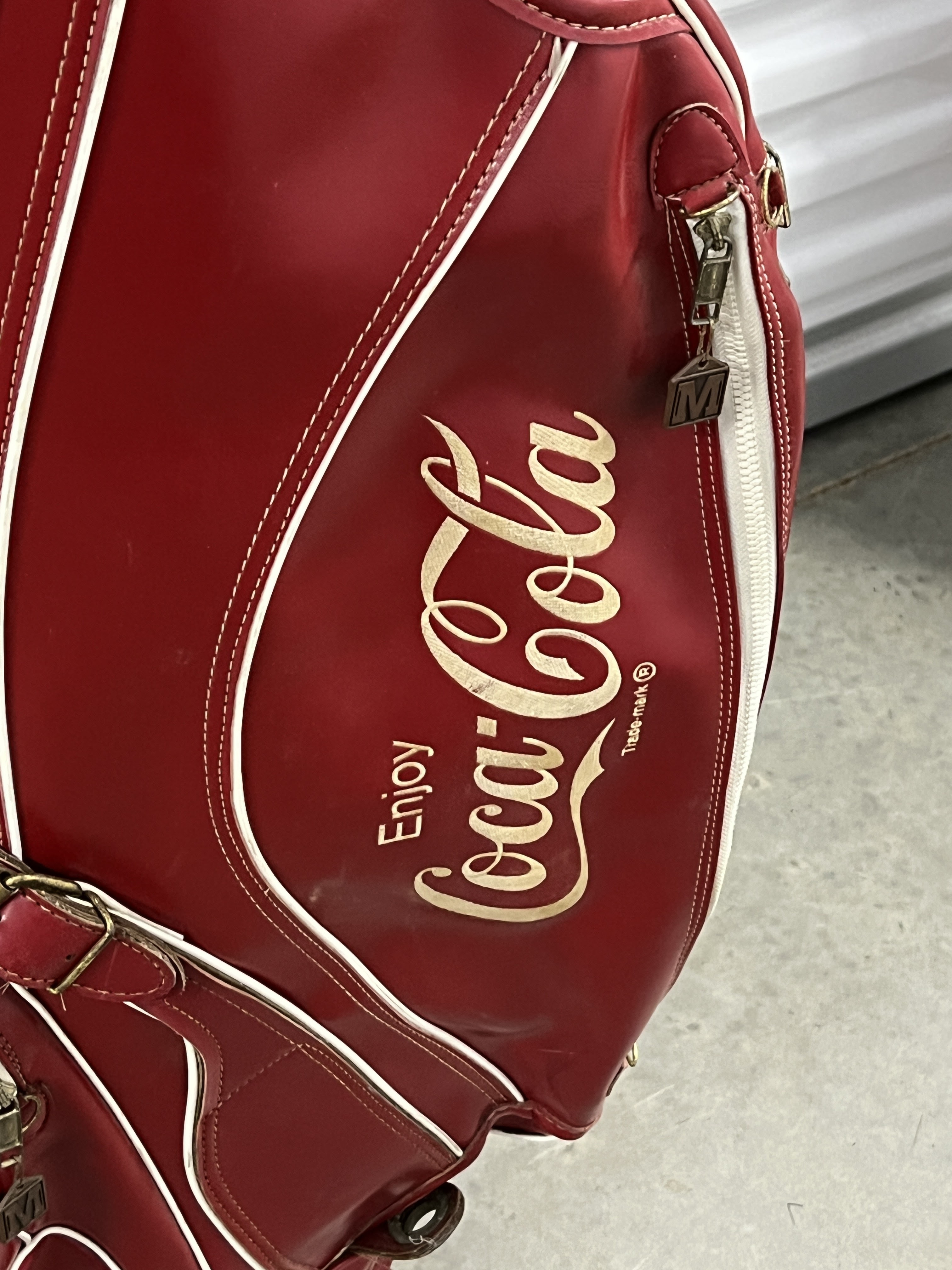 RARE Vintage Coca-Cola Golf Bag by Ron Miller | Proxibid