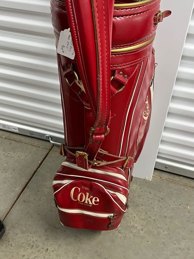 RARE Vintage Coca-Cola Golf Bag by Ron Miller | Proxibid