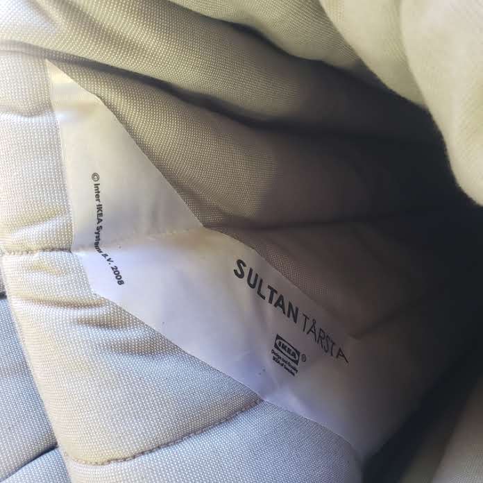 IKEA Sultan Tarsta Zippered Cushioned Pad | Proxibid