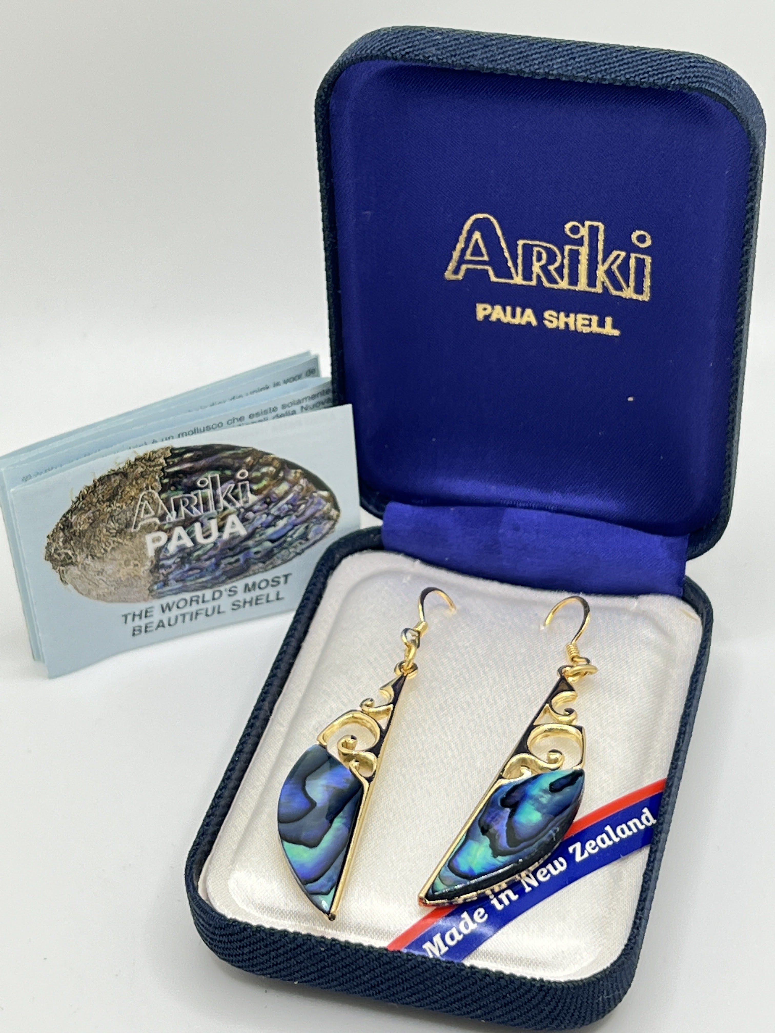Ariki paua shell clearance earrings