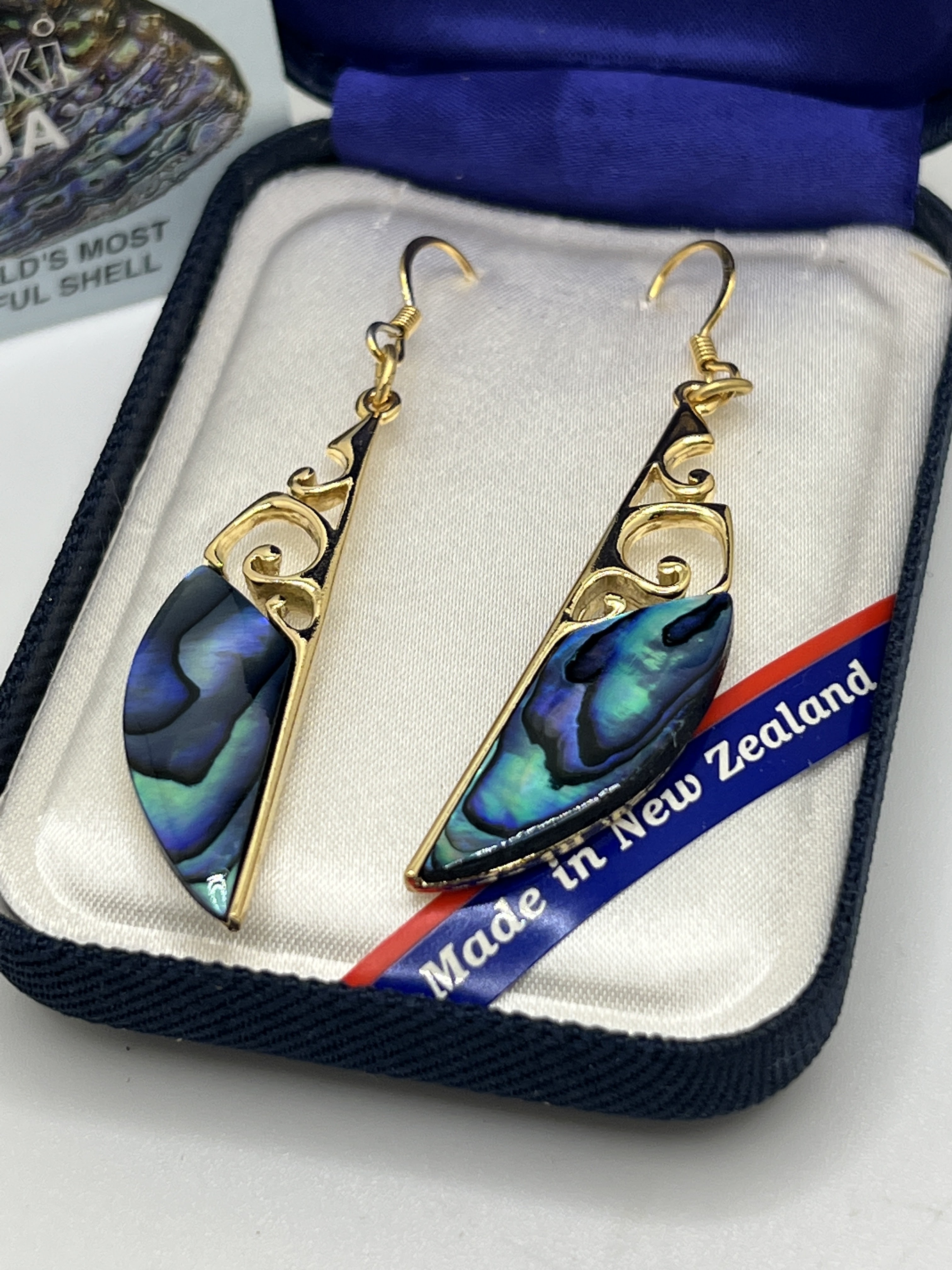 Ariki paua shop shell earrings