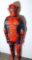 Large 6 Ft Tall Mannequin in Deadpool Costume