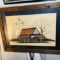 Framed and Matted Barn Print