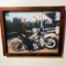 Framed “Sailor on Harley” Picture