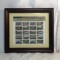 Framed and Matted Baseball’s Legendary Playing Fields 34 Cents Postage Stamps