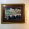 Golfers on Green Framed and Matted Print