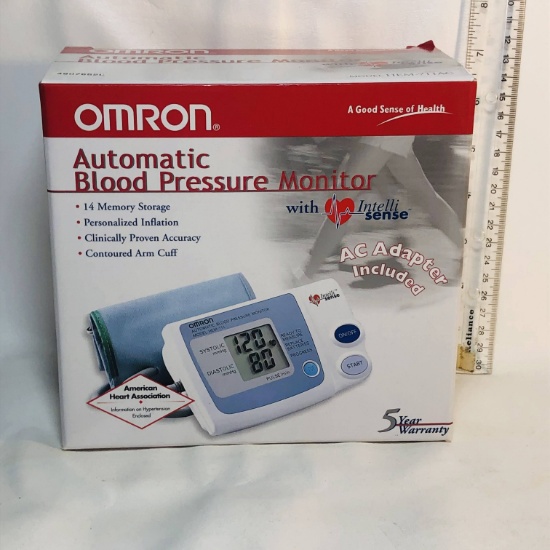 Ominous Automatic Blood Pressure Monitor in Box