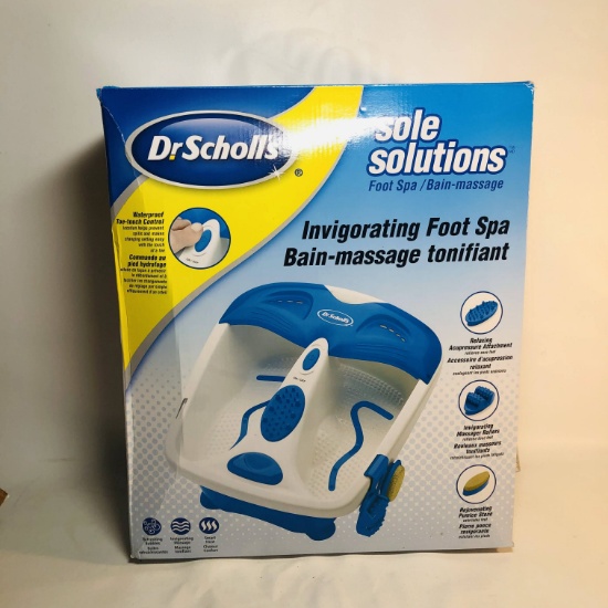 Dr Scholl’s Sole Solutions Foot Spa in Box