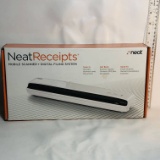 Neat Receipts Mobile Scanner + Digital Filing System in Original Box