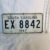 South Carolina Real Metal License Plate